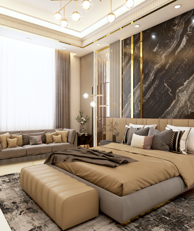Luxury Bedroom Design by Architects in Ludhiana